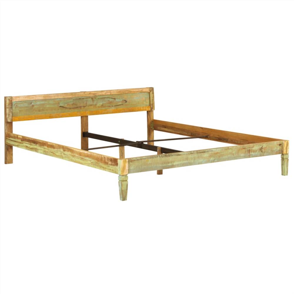 Bed Frame Solid Mango Wood 180x200 cm 6FT Super King