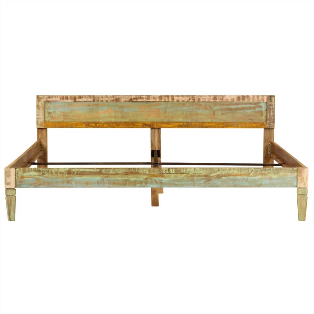 Bed Frame Solid Mango Wood 180x200 cm 6FT Super King