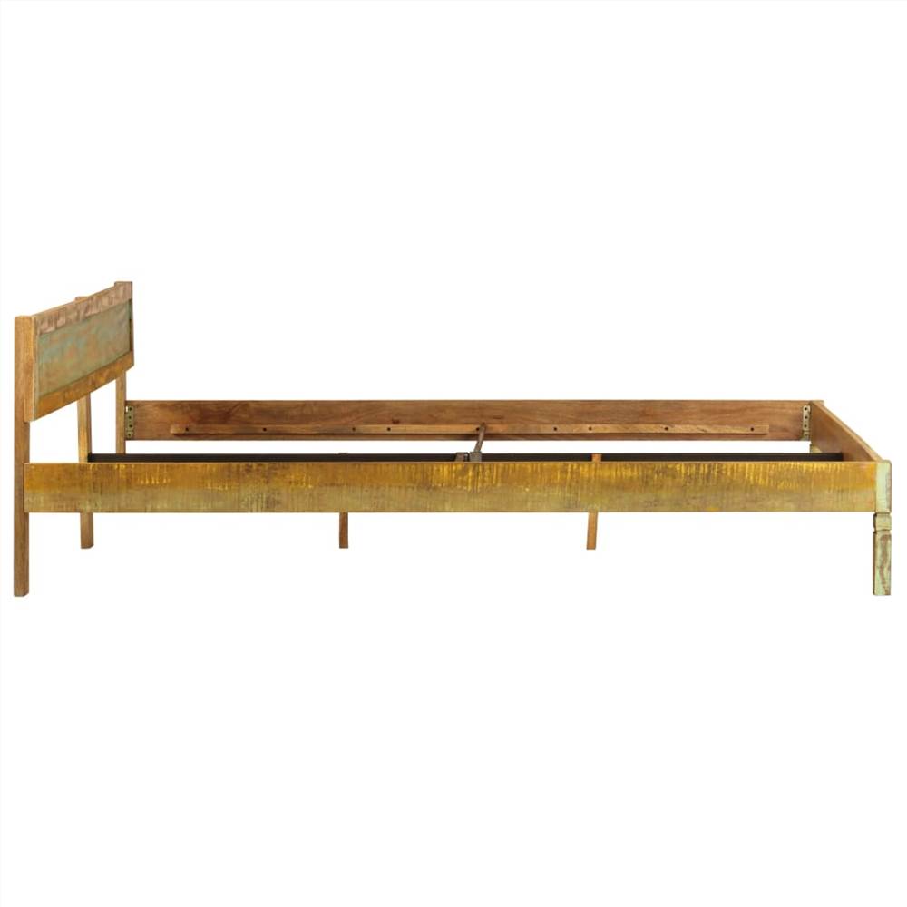 Bed Frame Solid Mango Wood 180x200 cm 6FT Super King