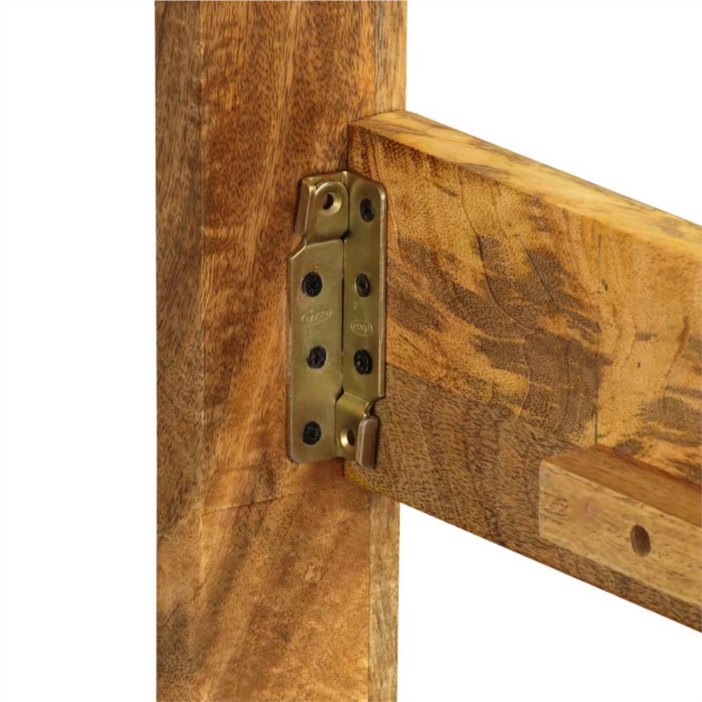Bed Frame Solid Mango Wood 180x200 cm 6FT Super King