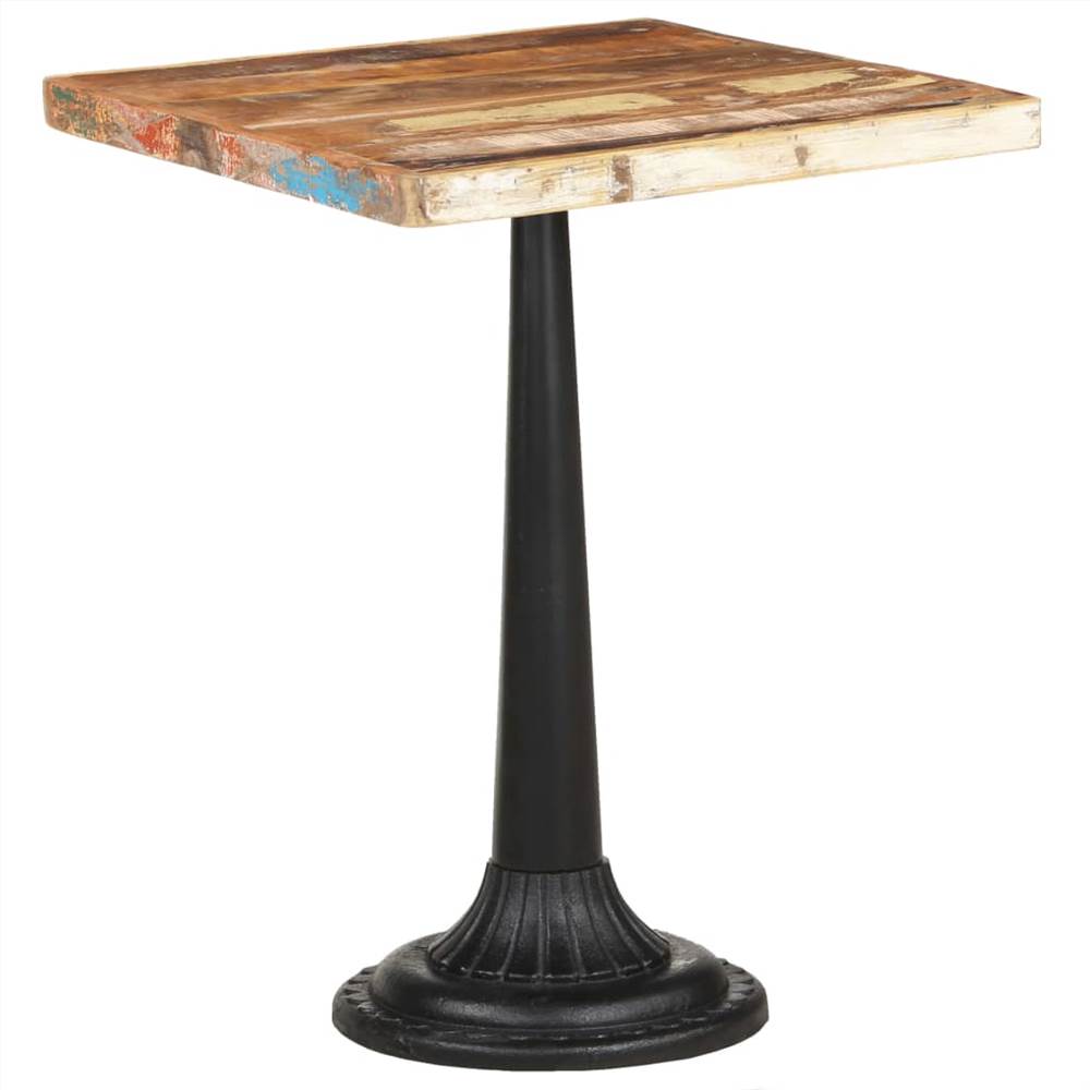 

Bistro Table 60x60x76 cm Solid Reclaimed Wood