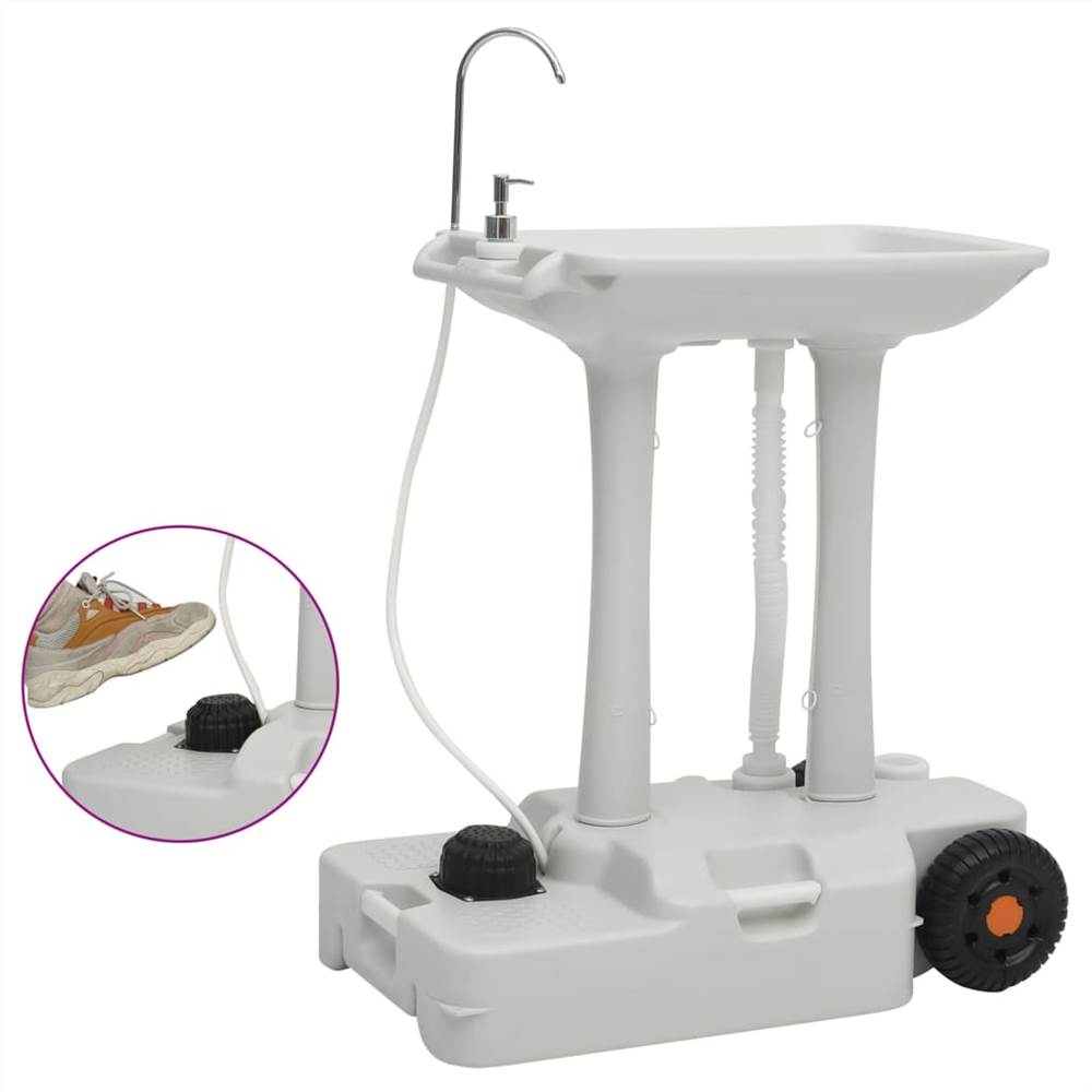 Camping Hand Wash Stand with Dispenser 35 L
