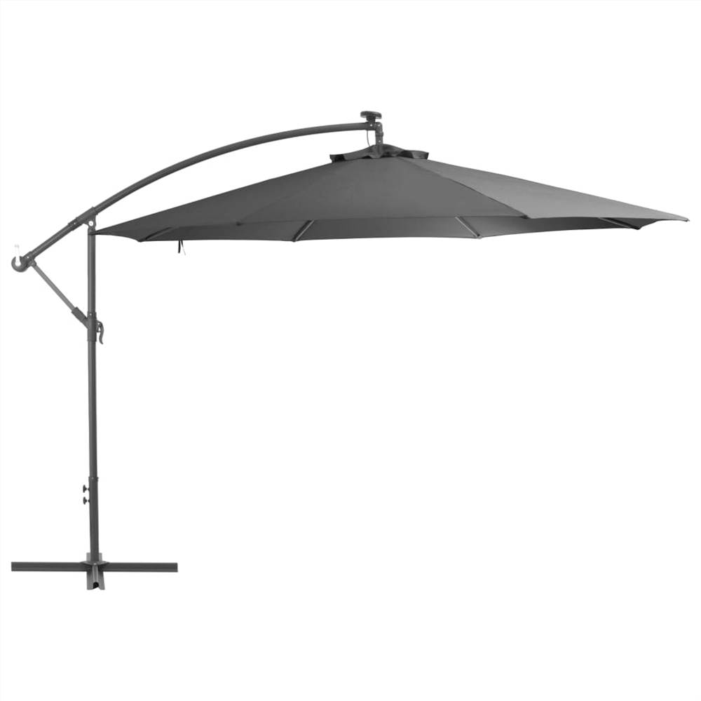 

Cantilever Umbrella with Aluminium Pole 350 cm Anthracite