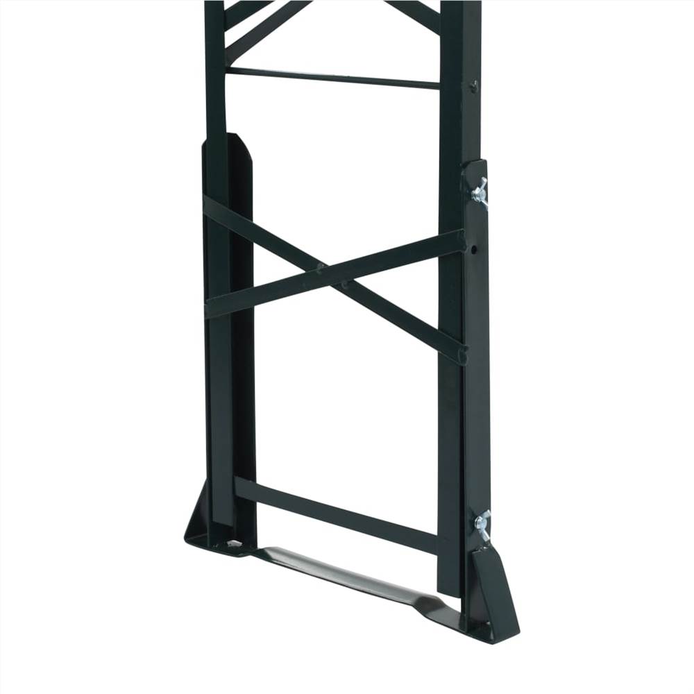 Folding Beer Table 169x50x75/105 cm Pinewood