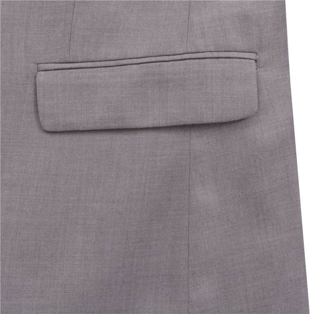 Mens 2 Piece Business Suit Size 52 Light Grey