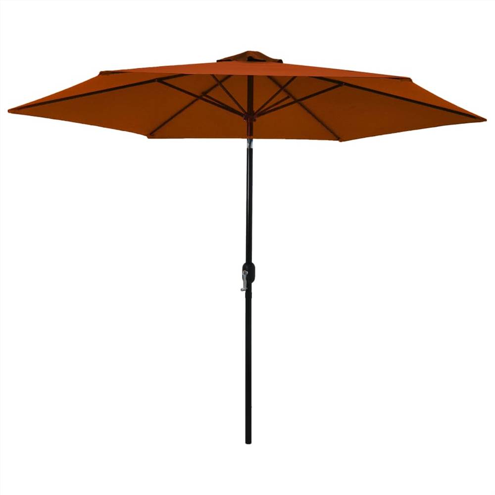 

Outdoor Parasol with Metal Pole Terracotta 300 cm