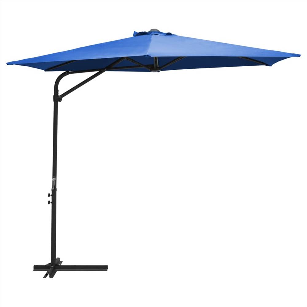 

Outdoor Parasol with Steel Pole 300 cm Azure Blue