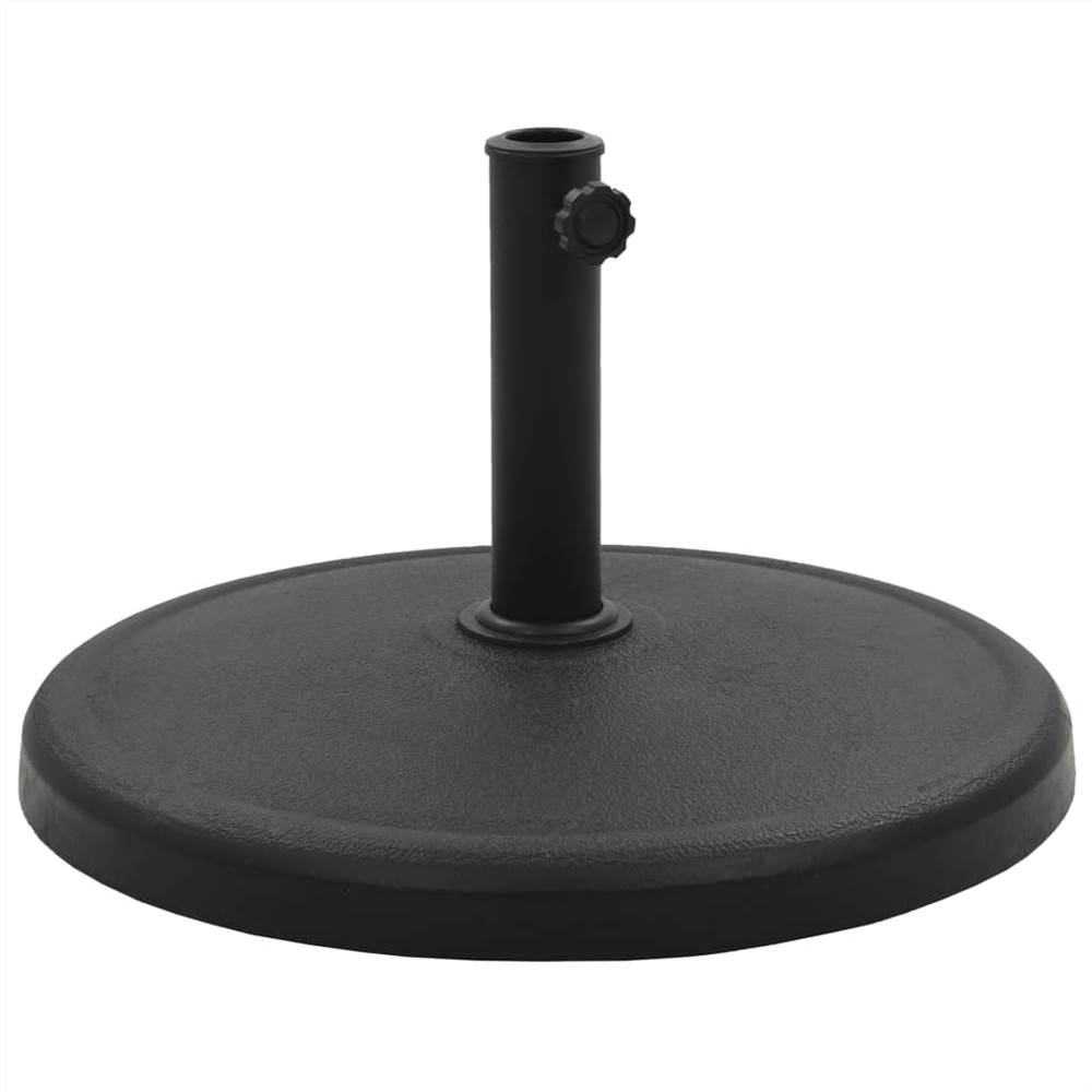 

Parasol Base Round Polyresin 19 kg Black