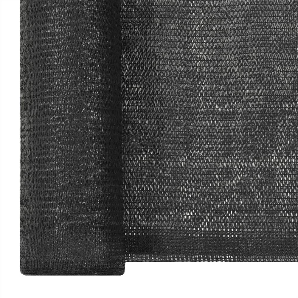 Privacy Net HDPE 1.5x25 m Black 150 g/m²
