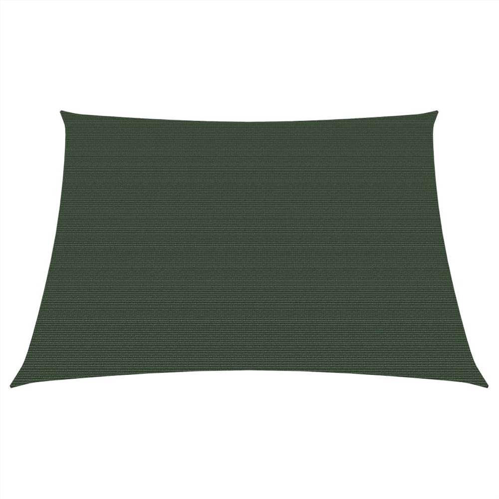 

Sunshade Sail 160 g/m² Dark Green 3/4x2 m HDPE