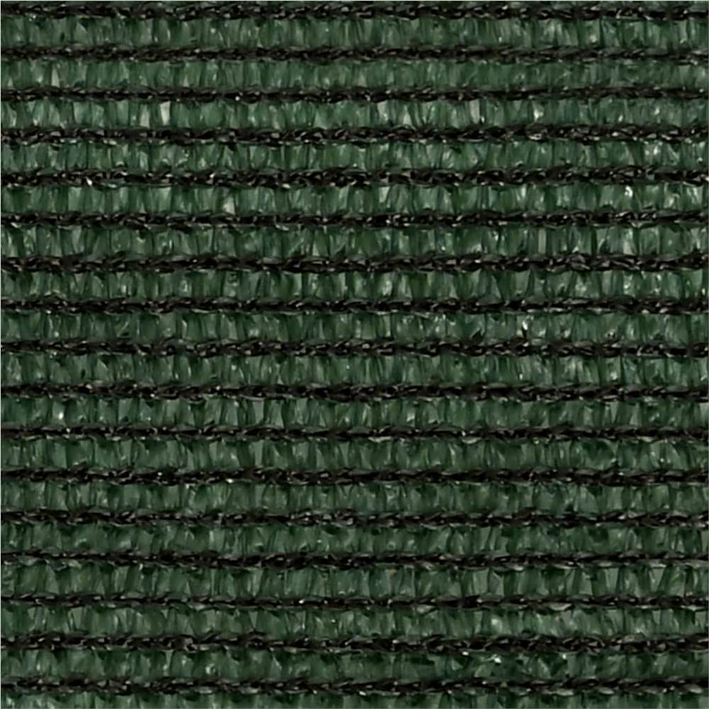 Sunshade Sail 160 g/m² Dark Green 3.5x5 m HDPE