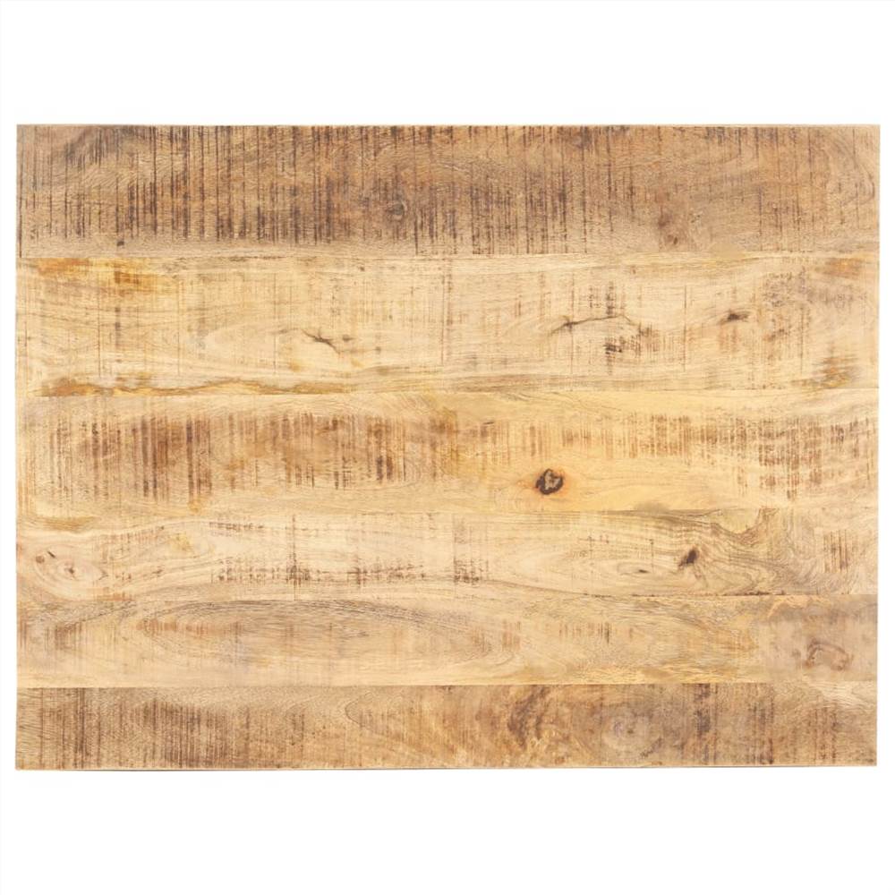 Table Top Solid Mango Wood 15-16 mm 80x60 cm
