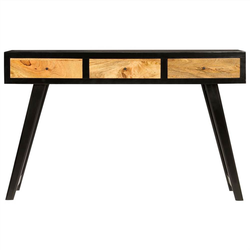 Writing Desk Solid Mango Wood 120x40x76 cm