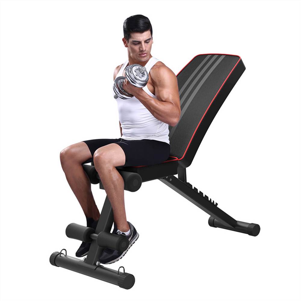 Adjustable Weight Bench - Utility Weight Benches for Full Body Workout Foldable Flat/Incline/Decline FID Bench Press for Home Gym