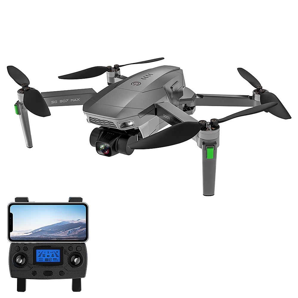 ZLL SG907 MAX 4K 5G WIFI FPV GPS pieghevole RC Drone con doppia fotocamera a 3 assi Gimbal RTF - Una batteria con borsa