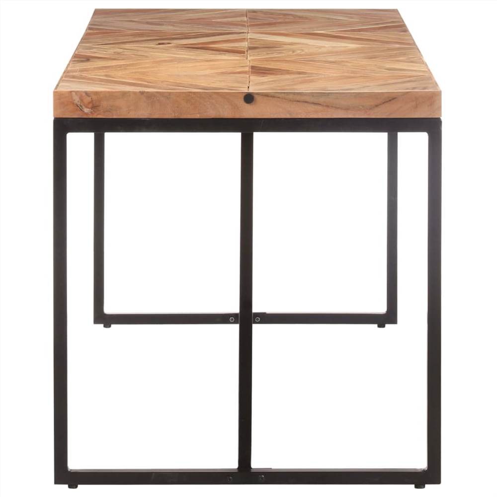 Dining Table 160x70x76 cm Solid Acacia and Mango Wood