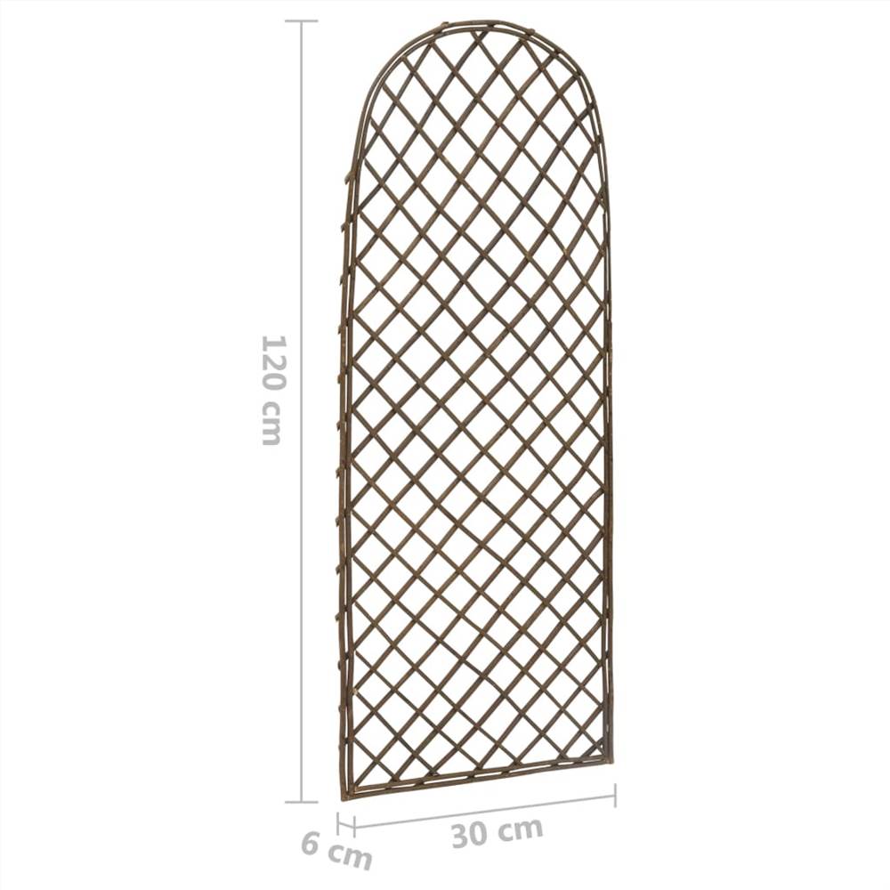Garden Trellises 6 pcs 30x120 cm Willow