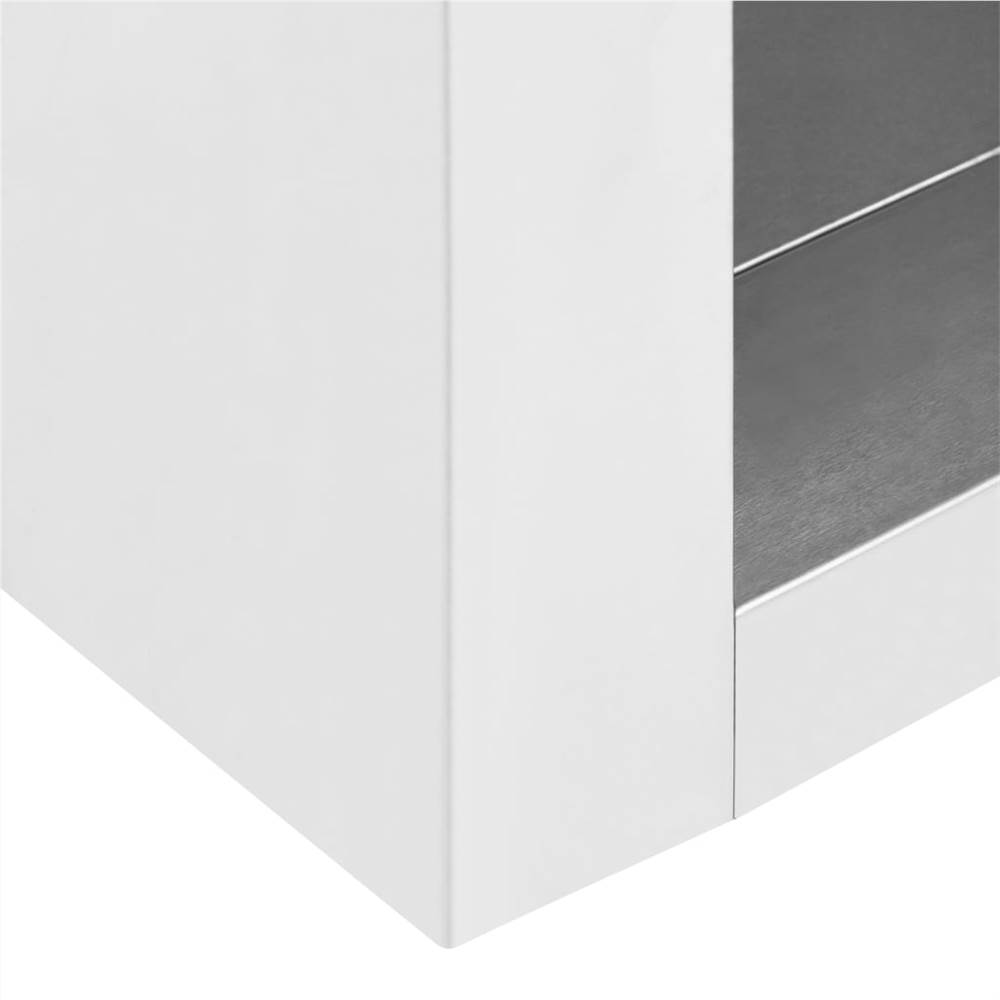 Kitchen Wall Cabinet 120x40x50 cm Stainless Steel