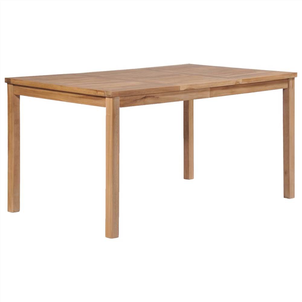 

Garden Table 150x90x77 cm Solid Teak Wood