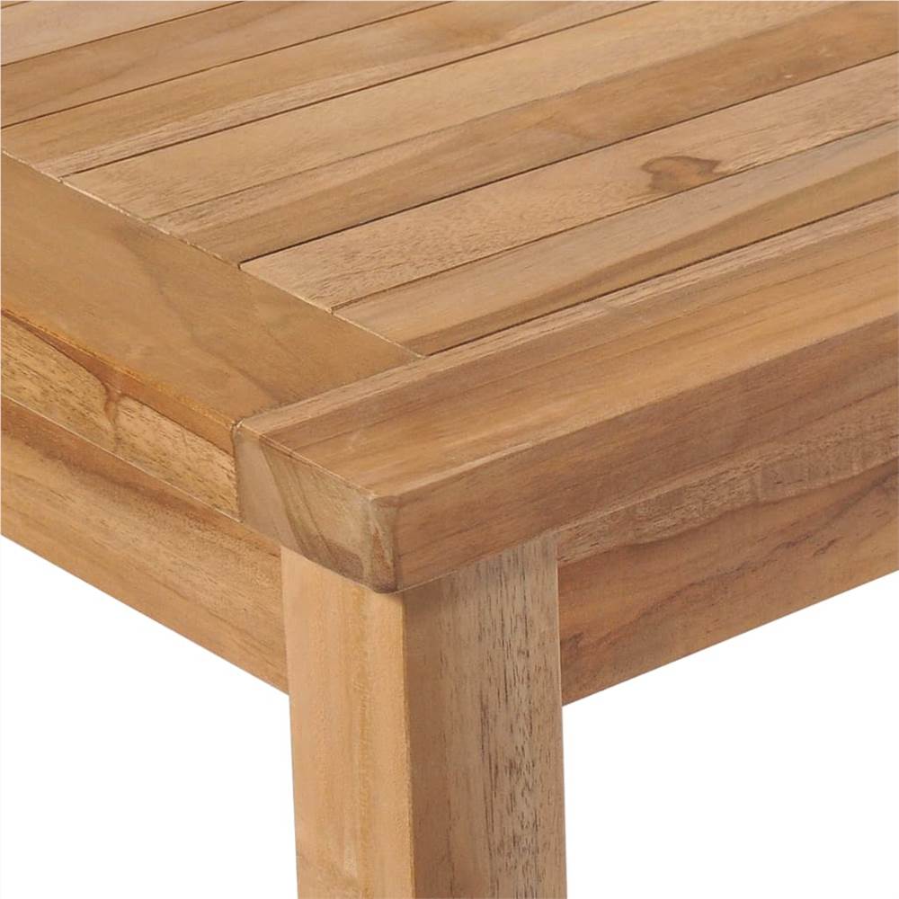 Wood 6. Стол из массива сосны неокрашенный. MP-Teakwood 1a 29.8x29.8. Mesa 77.