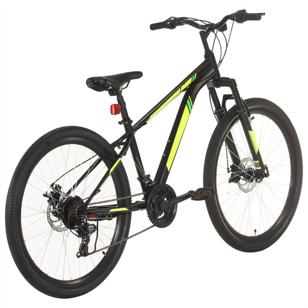 Mountain Bike 21 Speed 27.5 inch Wheel 38 cm Black