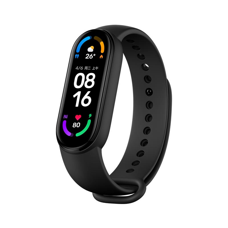 Xiaomi Mi Band 6 Smart Bracelet Heart Rate Oximetry Monitor 1.56 inch Screen Bluetooth 5.0 50 Meters Water Resistance 30 Sports Modes Standard Version