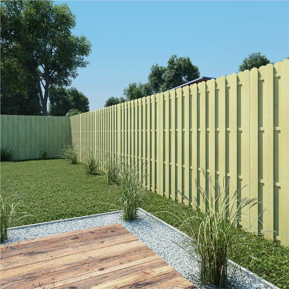 Fence Panel Impregnated Pinewood 180x180 cm