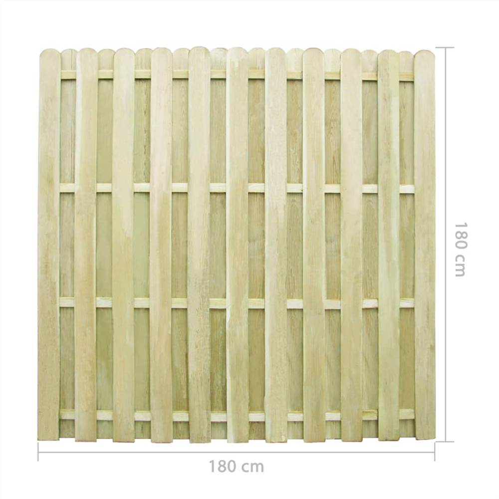 Fence Panel Impregnated Pinewood 180x180 cm