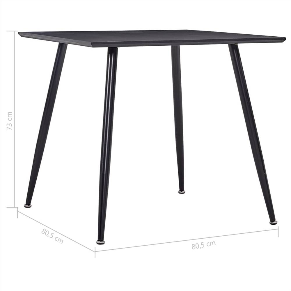 5 Piece Dining Set Plastic Red