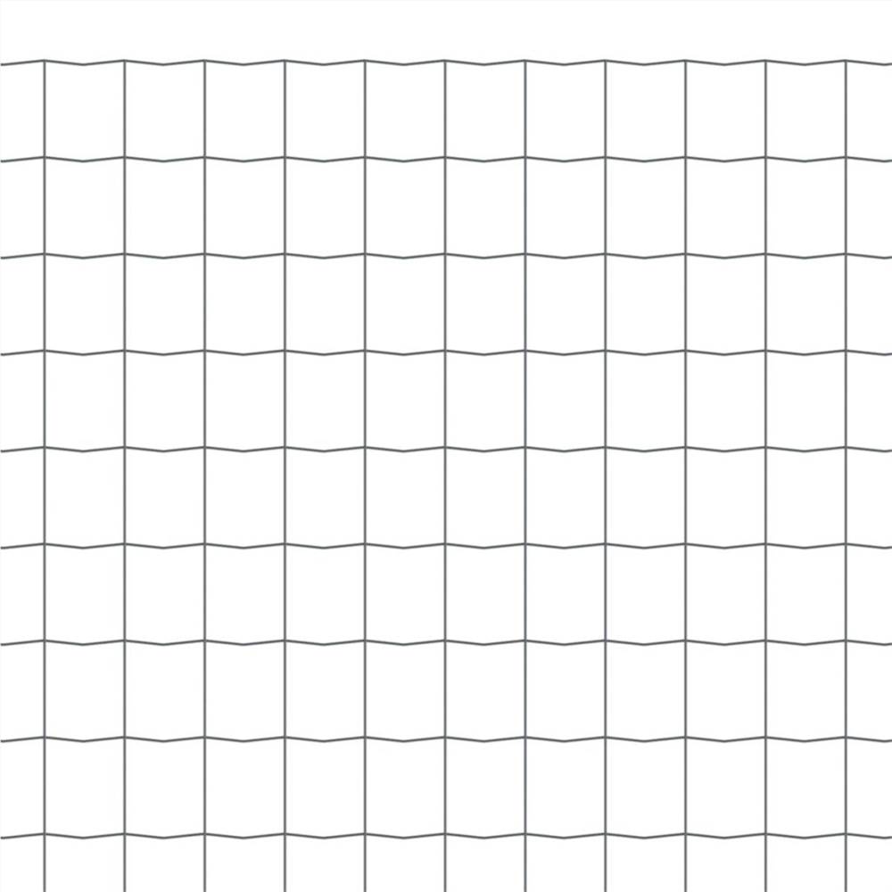Euro Fence Steel 25x0.8 m Grey