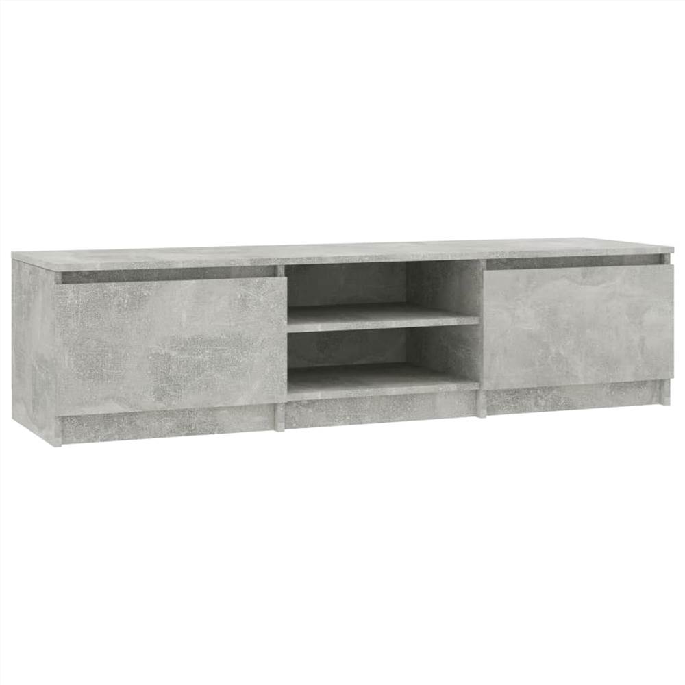 TV Cabinet Concrete Grey 140x40x35.5 Cm Chipboard 13 TV Cabinet Concrete Grey 140x40x35.5 cm Chipboard