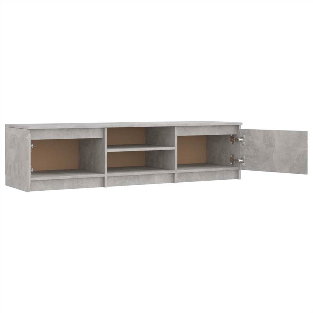 TV Cabinet Concrete Grey 140x40x35.5 Cm Chipboard 17 TV Cabinet Concrete Grey 140x40x35.5 cm Chipboard