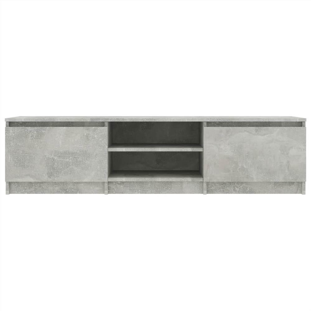 TV Cabinet Concrete Grey 140x40x35.5 Cm Chipboard 18 TV Cabinet Concrete Grey 140x40x35.5 cm Chipboard