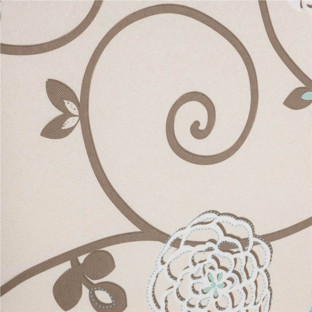 Linen Upholstered Dining Chair Set Of 2, With Backrest And Rubber Wood Feet, For Kitchen, Living Room, Bedroom, Office, Cafe - Flower 14 DINNING CHAIR