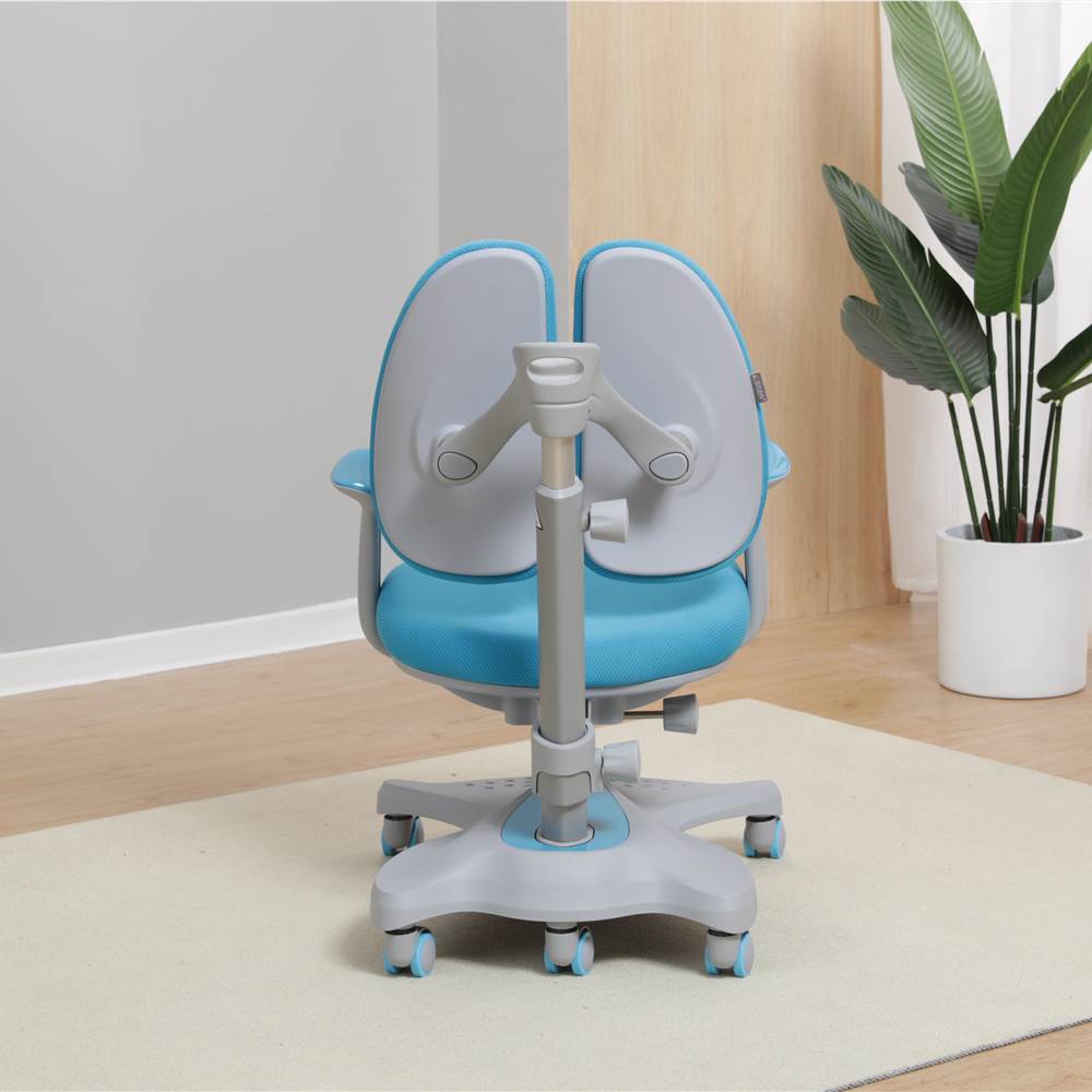 Smiley Ergonomic Height Adjustable Kids Chair Model C07/Blue