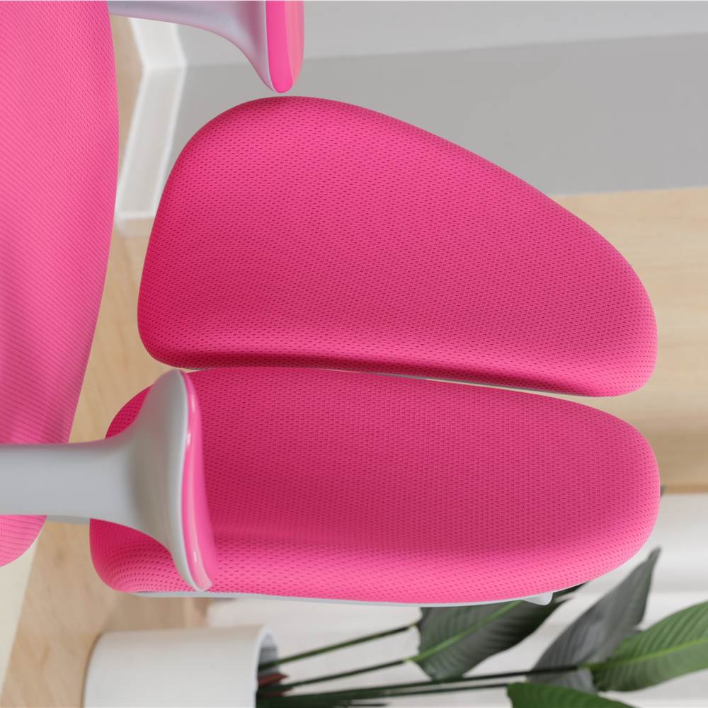 Smiley Ergonomic Height Adjustable Kids Chair Model C07/Pink