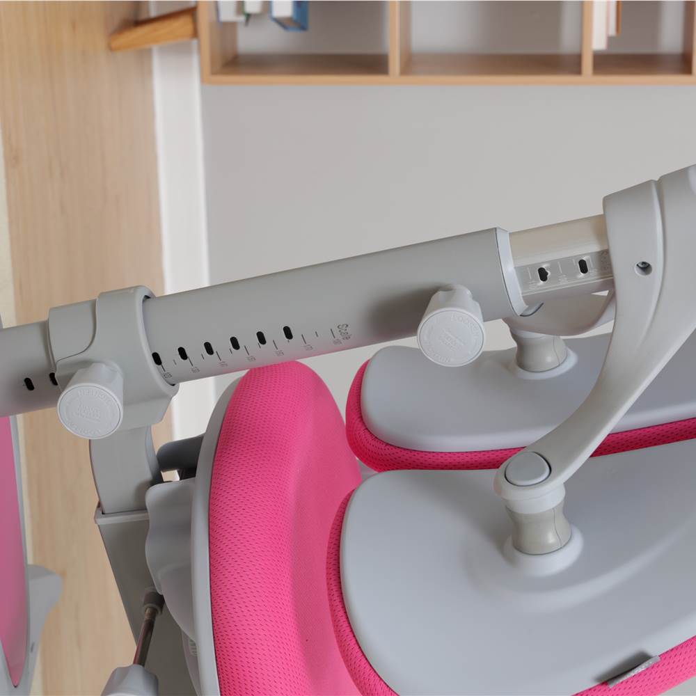 Smiley Ergonomic Height Adjustable Kids Chair Model C07/Pink