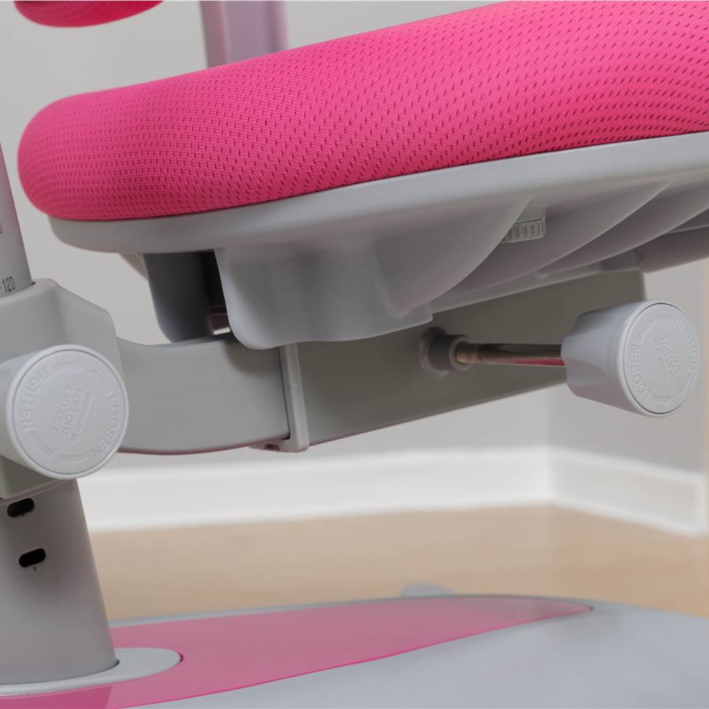 Smiley Ergonomic Height Adjustable Kids Chair Model C07/Pink