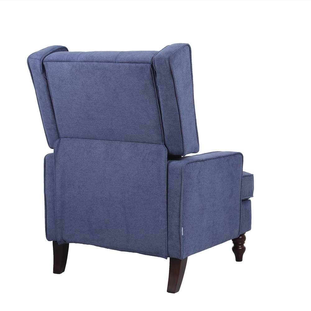 COOLMORE living room Comfortable rocking chair accent chair Navy fabric