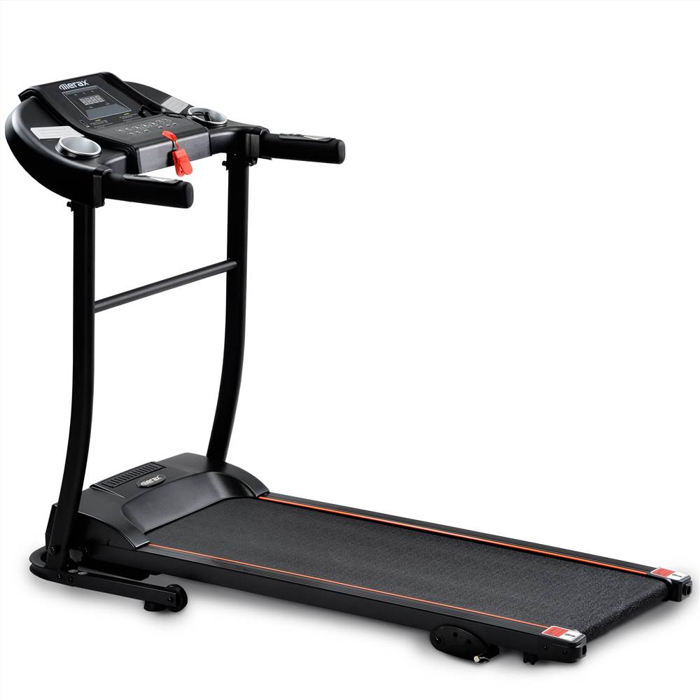 

Treadmills For Indoor Use Foldable Treadmill With Preset Speed Levels USB AUX And Bluetooth Connectivity And LED Display - Black