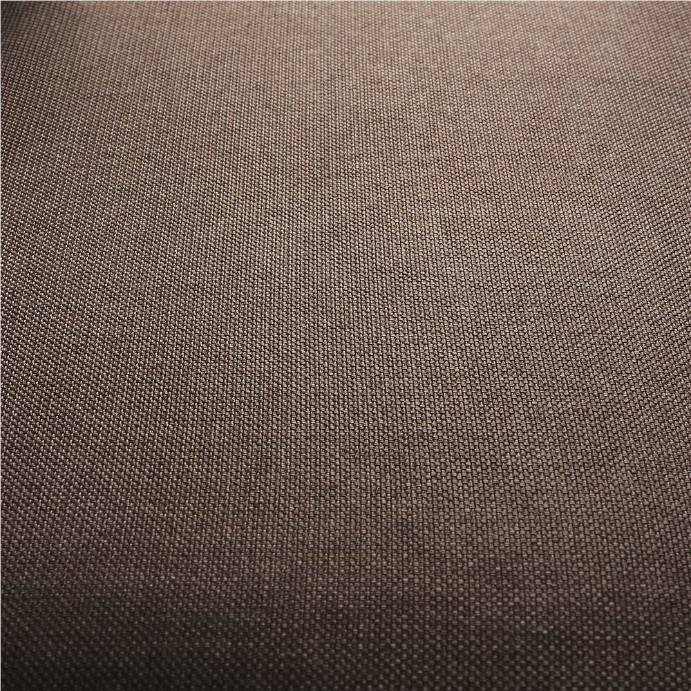 

SECTIONAL SOFA BROWN LINEN FABRIC