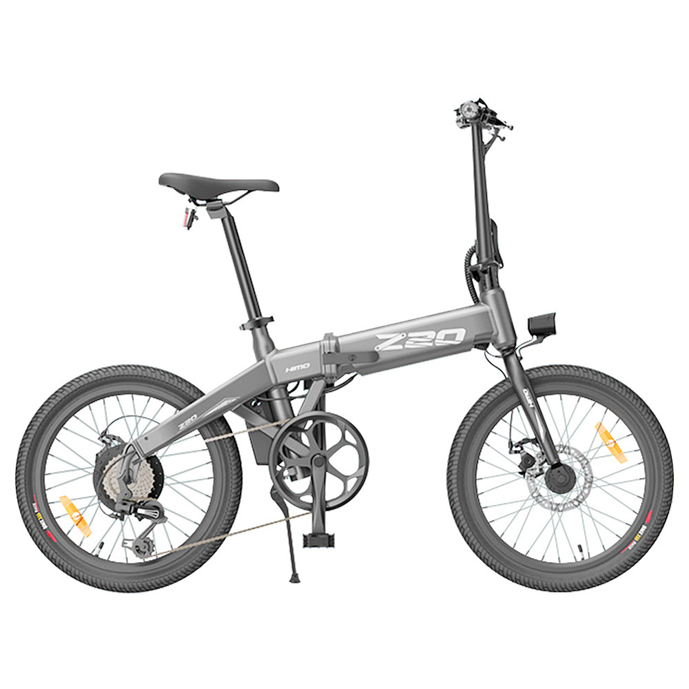HIMO Z20 Folding Electric Bicycle 20 Inch Tire 250W DC Motor Up To 80km Range 10Ah Removable Battery Shimano 6-speed Transmission Smart Display Dual Disc Brake Max speed 25km/h Europe Version - Gray