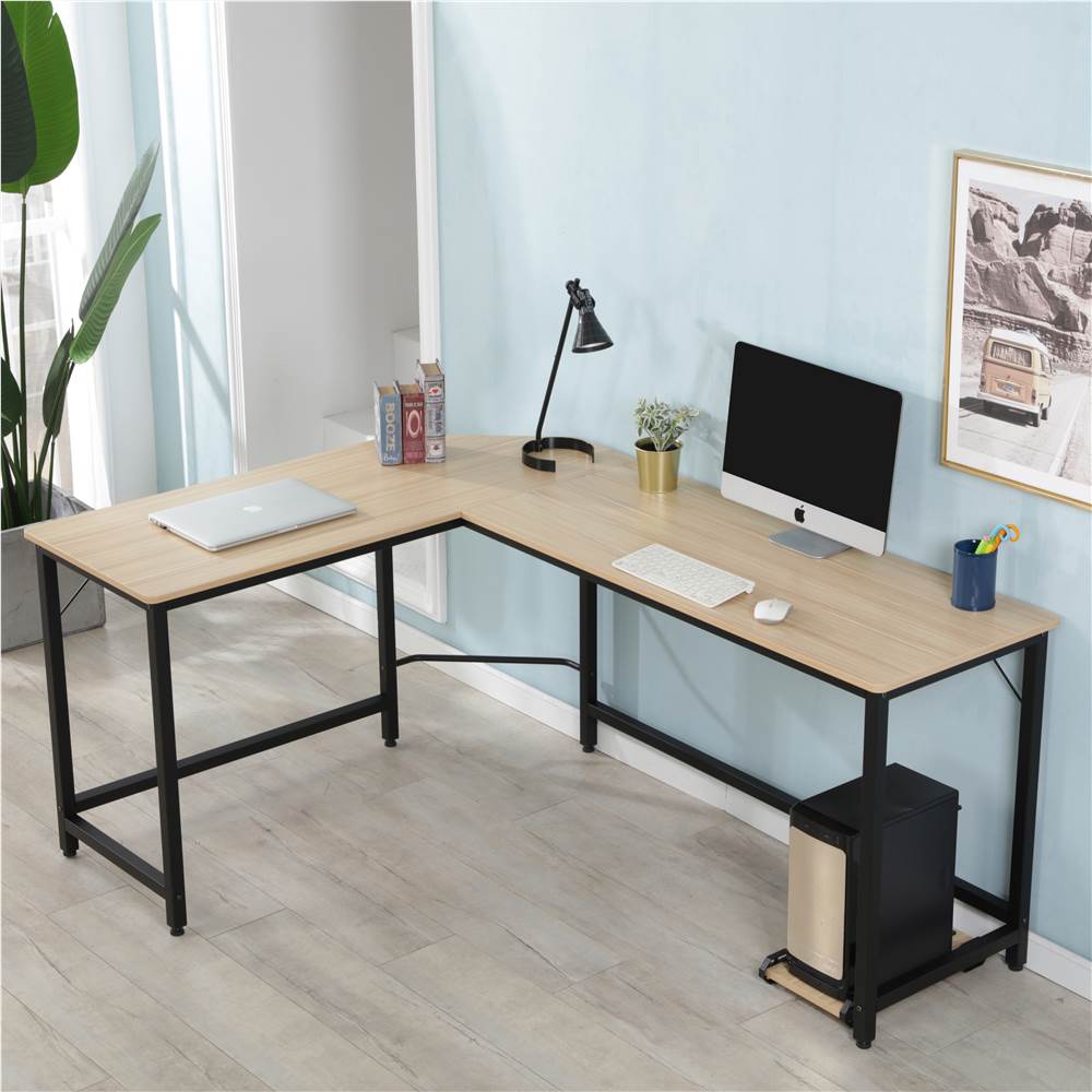 New Design L-Shaped Desk Corner Computer Desk PC Work Desk Workstation ...