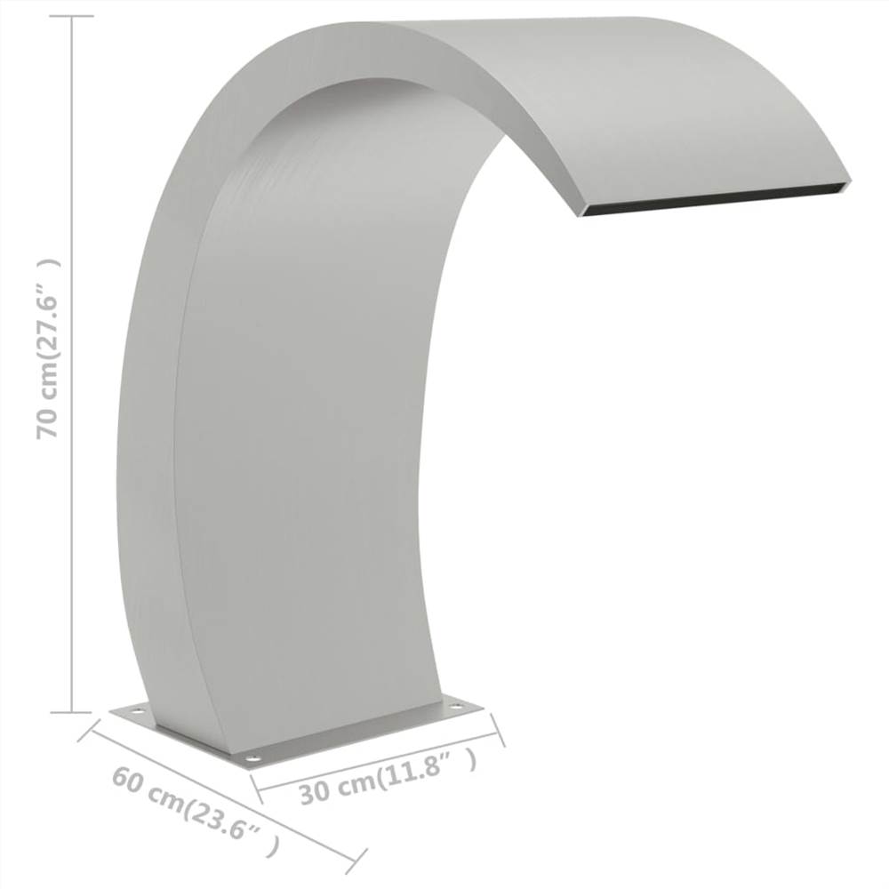 Pool Fountain 30x60x70 cm Stainless Steel 304