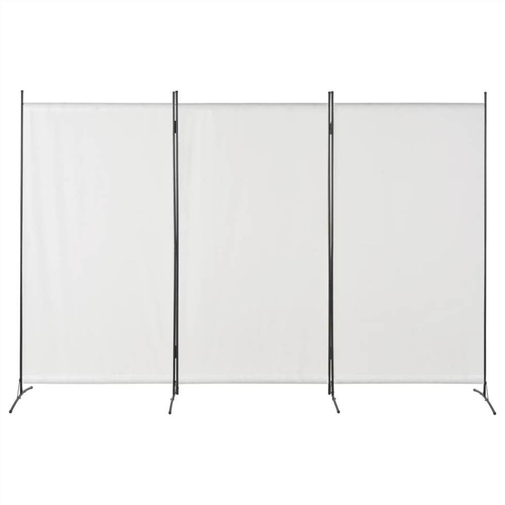 

3-Panel Room Divider White 260x180 cm