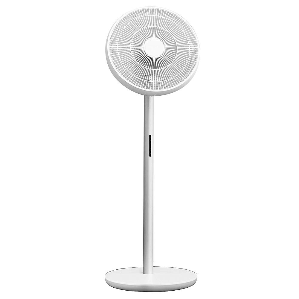 Xiaomi Smartmi Smart Floor Fan 3 DC Frequency Natural Wind Cordless Portable Rechargeable Standing Fan Lightweight Flexible  Air Circulation Fan 220V 2800mAh 7 Blades Low Noise LED Display with AI Voice/Bluetooth/APP Remote Control - White