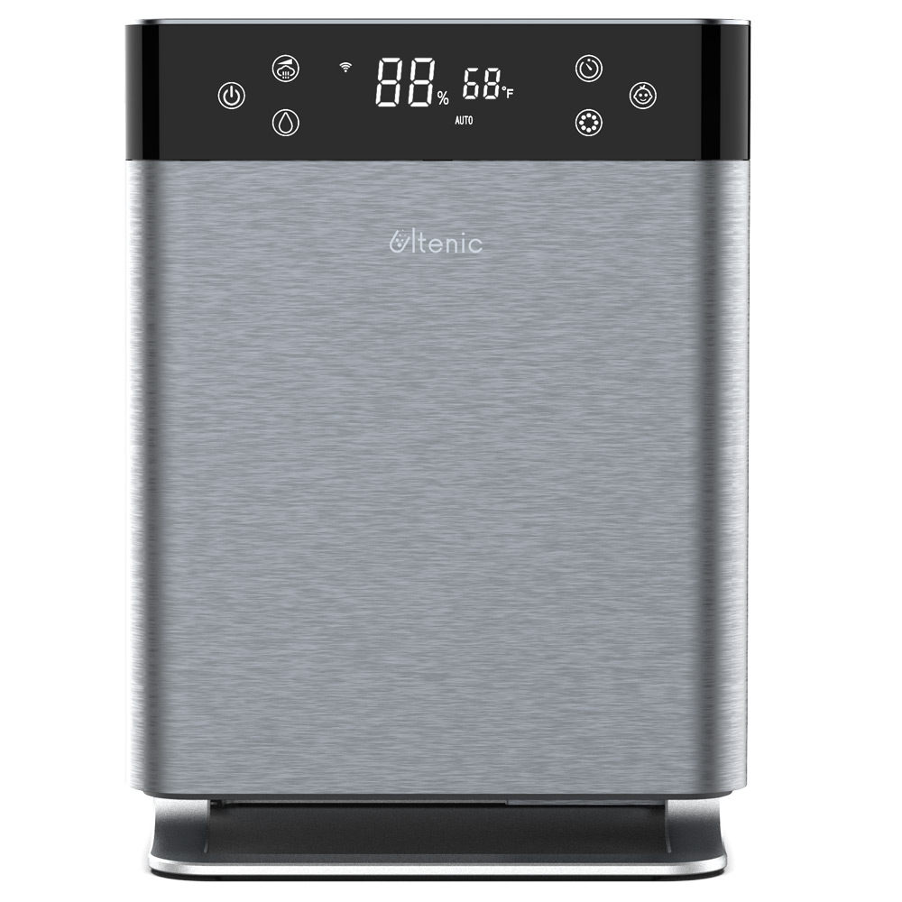 Ultenic H8 Smart Humidifier 3 Modes 4.3L Capacity Water Tank Maximum 350ml/h Fog Output, Remote Control, APP or Alexa and Google Home Voice Control - Silver Gray