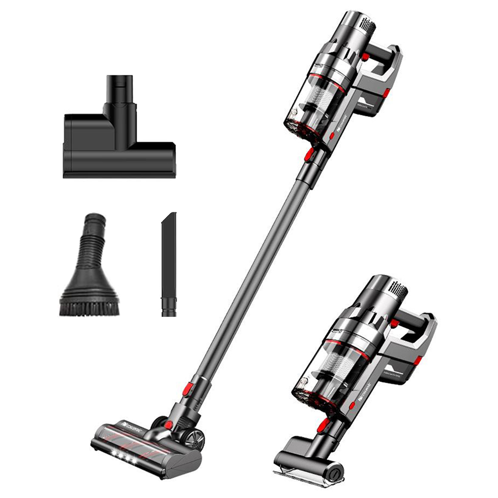 

Proscenic P11 Handheld Cordless Vacuum Cleaner 25000pa 450W 2 in 1 Vacuuming Mopping ,Touch Screen, Removable & Rechargeable 2500mAh Battery, Lightweight Vacuum for Hard Floor, Carpet, Pet Hair- Gray