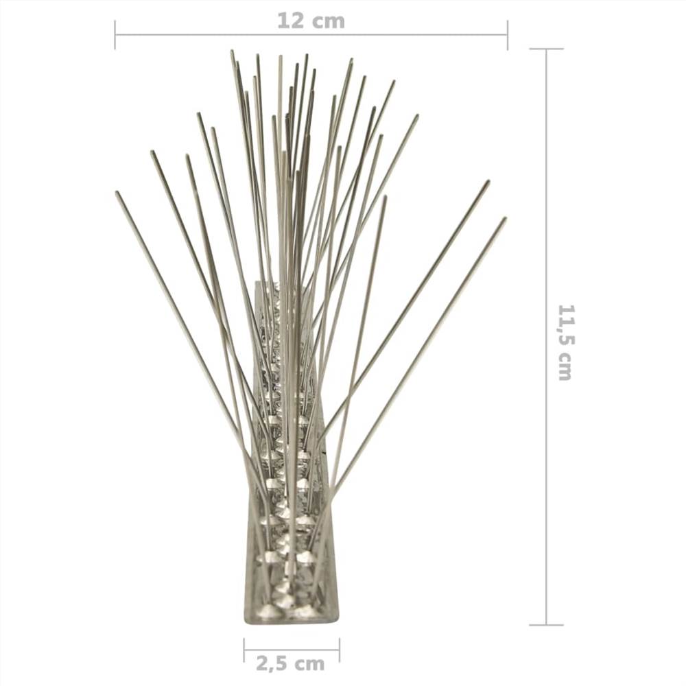 5-row Stainless Steel Bird & Pigeon Spikes Set of 40 20 m