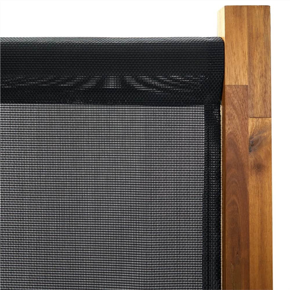 6-Panel Room Divider Black 420x170 cm